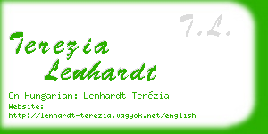 terezia lenhardt business card